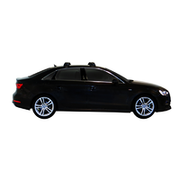 Yakima Black 2 Bar Roof Rack - Audi A3/S3/RS3  4dr Sedan 8/13 - 7/16 (S16Y &amp; K727)