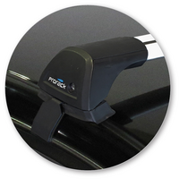 Prorack Black 2 Bar Aero Flush Bar kit to suit Nissan Pulsar 4dr Sedan (2012 - Current)