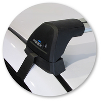 Prorack Silver 2 Bar Aero Flush Bar kit to suit Toyota Prius V (Steel Roof) 5dr Wagon (2012 - Current)