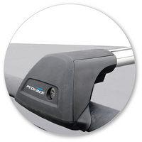 Prorack Silver 2 Bar Aero Flush Bar kit to suit Mercedes-Benz Viano 4dr Van (2003 - 2013)