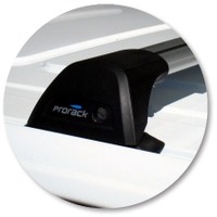 Prorack Silver 2 Bar Aero Flush Bar kit to suit Mercedes-Benz Viano 4dr Van (2004 - 2013)