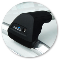 Prorack Black 2 Bar Aero Flush Bar kit to suit Audi Q3/RS Q3 5dr SUV (2012 - 2018)