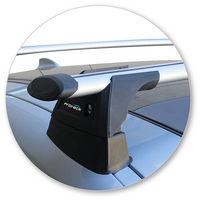 Prorack Silver 2 Bar Aero Through Bar kit to suit BMW 3 Series GT 5dr Hatch (2013 - Current)