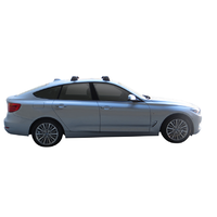 Yakima Silver 2 Bar Roof Rack - BMW 3 Series GT 5dr Hatch 1/13 - On (S16Y &amp; K571)