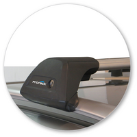 Prorack Black 2 Bar Aero Flush Bar kit to suit Nissan Qashqai 5dr SUV (2014 - 2022)