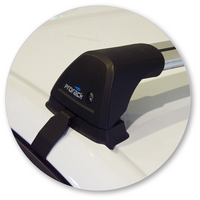 Prorack Silver 2 Bar Aero Flush Bar kit to suit Holden Malibu 4dr Sedan (2013 - Current)