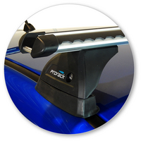 Prorack Silver 2 Bar Heavy Duty Through Bar kit to suit Subaru WRX 4dr Sedan (2011 - 2014)