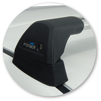 Prorack Black 2 Bar Aero Flush Bar kit to suit Mazda 3 5dr Hatch (10/2013 - 2016)