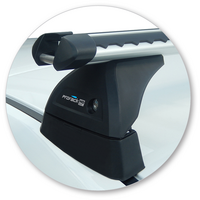 Prorack Black 2 Bar Heavy Duty Through Bar kit to suit Mazda 3 5dr Hatch (10/2013 - 2016)