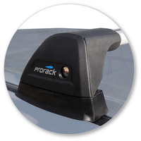 Prorack Silver 2 Bar Aero Flush Bar kit to suit Toyota Highlander GX 5dr SUV (2014 - 2/2020)