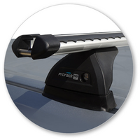 Prorack Black 2 Bar Heavy Duty Through Bar kit to suit Toyota Highlander GX 5dr SUV (2014 - 2/2020)