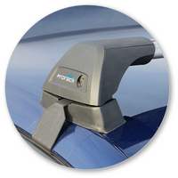 Prorack Silver 2 Bar Aero Flush Bar kit to suit Audi A1/S1 Sportback 5dr Hatch (2012 - 2018)