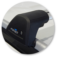 Prorack Silver 2 Bar Aero Flush Bar kit to suit Nissan Pathfinder 5dr SUV (11/2013 - 2022)