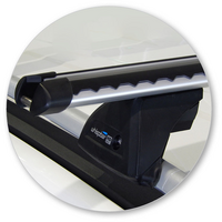 Prorack Silver 2 Bar Heavy Duty Through Bar kit to suit Nissan Pathfinder 5dr SUV (11/2013 - 2022)