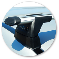 Prorack Silver 2 Bar Aero Through Bar kit to suit Mercedes-Benz A-Class 5dr Hatch (2013 - 2015)