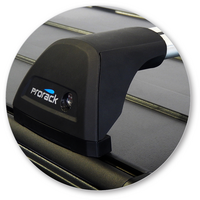 Prorack Silver 2 Bar Aero Flush Bar kit to suit Jeep Wrangler Unlimited JK 5dr SUV (2007 - 4/2019)