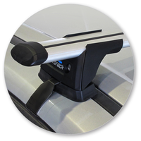 Yakima Black 2 Bar Roof Rack - Ford Kuga  5dr SUV 1/13 - On (S17Y &amp; K701)