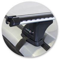 Prorack Black 2 Bar Heavy Duty Through Bar kit to suit Ford Kuga 5dr SUV (2013 - 2020)