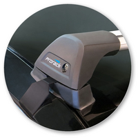 Prorack Black 2 Bar Aero Flush Bar kit to suit Opel Insignia 4dr Sedan (2009 - 2017)