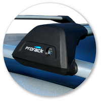 Prorack Silver 2 Bar Aero Flush Bar kit to suit Renault Koleos 5dr SUV (5/2014 - 2017)