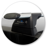 Prorack Black 2 Bar Aero Through Bar kit to suit Nissan X-Trail 5dr SUV (2014 - 12/2022)