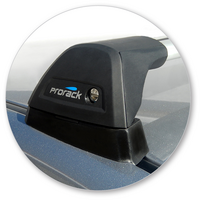 Prorack Silver 2 Bar Aero Flush Bar kit to suit Mazda Axela 4dr Sedan (2014 - Current)