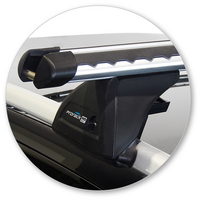 Prorack Silver 2 Bar Heavy Duty Through Bar kit to suit Nissan X-Trail 5dr SUV (2014 - 2022)