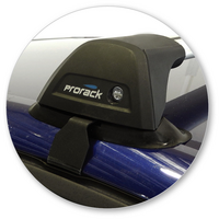 Prorack Silver 2 Bar Aero Flush Bar kit to suit Ford Mondeo 5dr Hatch (2010 - 2014)