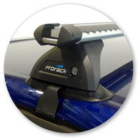 Prorack Black 2 Bar Heavy Duty Through Bar kit to suit Ford Mondeo 5dr Hatch (2010 - 2014)