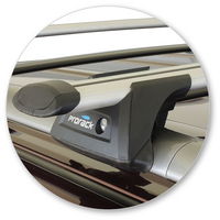 Prorack Black 2 Bar Aero Through Bar kit to suit Lexus LX 5dr SUV (2008 - 2015)