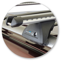 Prorack Silver 2 Bar Heavy Duty Through Bar kit to suit Lexus LX 5dr SUV (2008 - 2015)