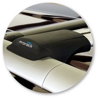 Prorack Silver 2 Bar Aero Rail Bar kit to suit Lexus LX 5dr SUV (2008 - 2015)