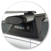 Prorack Black 2 Bar Aero Through Bar kit to suit Citroen C4 Aircross 5dr SUV (2012 - Current)