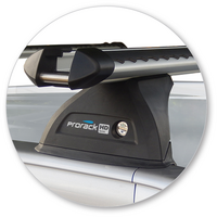 Prorack Silver 2 Bar Heavy Duty Through Bar kit to suit Citroen C4 Aircross 5dr SUV (2012 - Current)