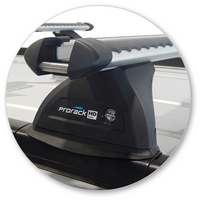 Prorack Silver 2 Bar Heavy Duty Through Bar kit to suit Nissan X-Trail 5dr SUV (2010 - 3/2014)