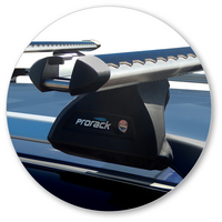 Prorack Black 2 Bar Heavy Duty Through Bar kit to suit Chery J11 5dr SUV (2010 - Current)