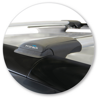 Prorack Silver 2 Bar Aero Rail Bar kit to suit Citroen C4 Cactus 5dr Estate (2015 - 2020)