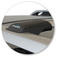 Prorack Silver 2 Bar Aero Rail Bar kit to suit Jeep Cherokee 5dr SUV (2014 - 2023)