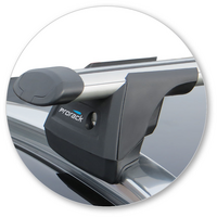 Prorack Silver 2 Bar Aero Through Bar kit to suit Peugeot 508 SW 5dr Wagon (3/2011 - 8/2019)