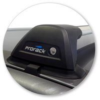 Prorack Silver 2 Bar Aero Flush Bar kit to suit Mazda BT-50 Freestyle Cab 4dr Ute (11/2006 - 10/2011)