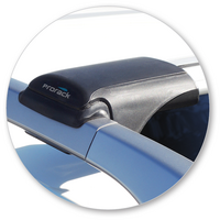 Prorack Silver 2 Bar Aero Rail Bar kit to suit Holden Captiva 5 5dr SUV (2006 - 2020)