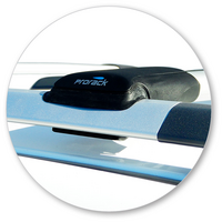 Prorack Silver 2 Bar Aero Rail Bar kit to suit Chery J11 5dr SUV (2010 - Current)