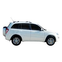 Yakima Black 2 Bar Roof Rack - Chery J11  5dr SUV 1/10 - On (S44Y)