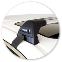 Prorack Silver 2 Bar Aero Flush Bar kit to suit Lexus ES 4dr Sedan (2012 - 2018)