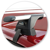 Prorack Silver 2 Bar Aero Through Bar kit to suit Jeep Cherokee Sport 5dr SUV (2014 - 2022)