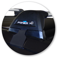 Prorack Silver 2 Bar Aero Flush Bar kit to suit Honda City 4dr Sedan (2014 - 4/2017)