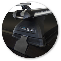 Prorack Silver 2 Bar Heavy Duty Through Bar kit to suit Honda City 4dr Sedan (2014 - 4/2017)