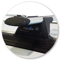 Yakima Black 2 Bar Roof Rack - Ford Territory  5dr SUV 1/11 - On (S16Y &amp; K337)