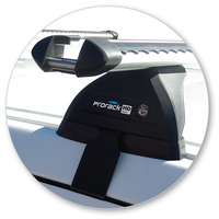 Prorack Black 2 Bar Heavy Duty Through Bar kit to suit SsangYong Actyon Sport 4dr Ute (2012 - 2017)