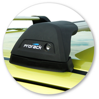 Prorack Silver 2 Bar Aero Flush Bar kit to suit Suzuki Swift 5dr Hatch (2/2011 - 2017)